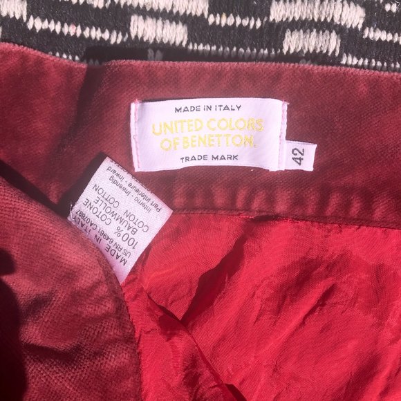 vtg velvet hi waist skirt - Picture 6 of 12